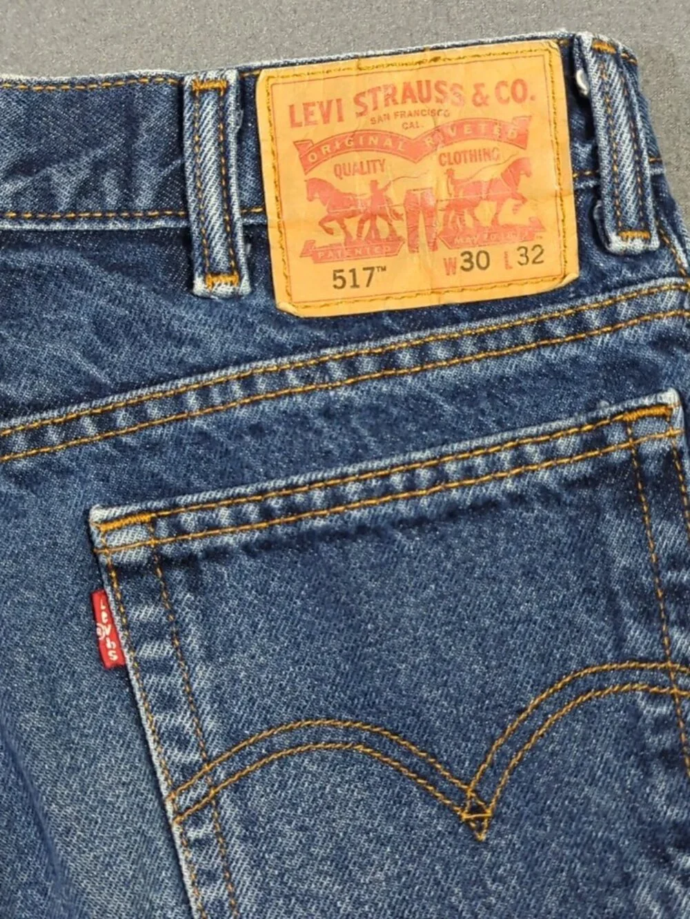 Levi's Jeans Men's 30x32 Blue 517 Boot Cut Denim